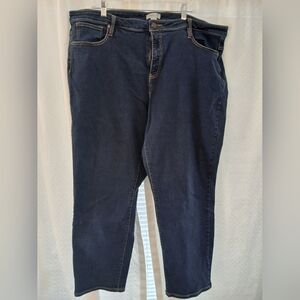 Coldwater Creek Dark Blue Straight Leg Jeans